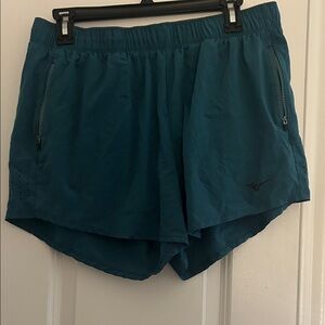 Mizuno Teal Athletic Shorts